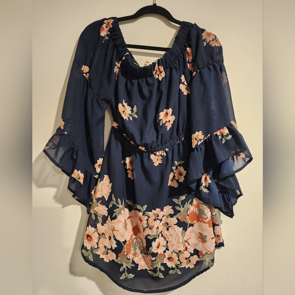 Navy mini dress or tunic